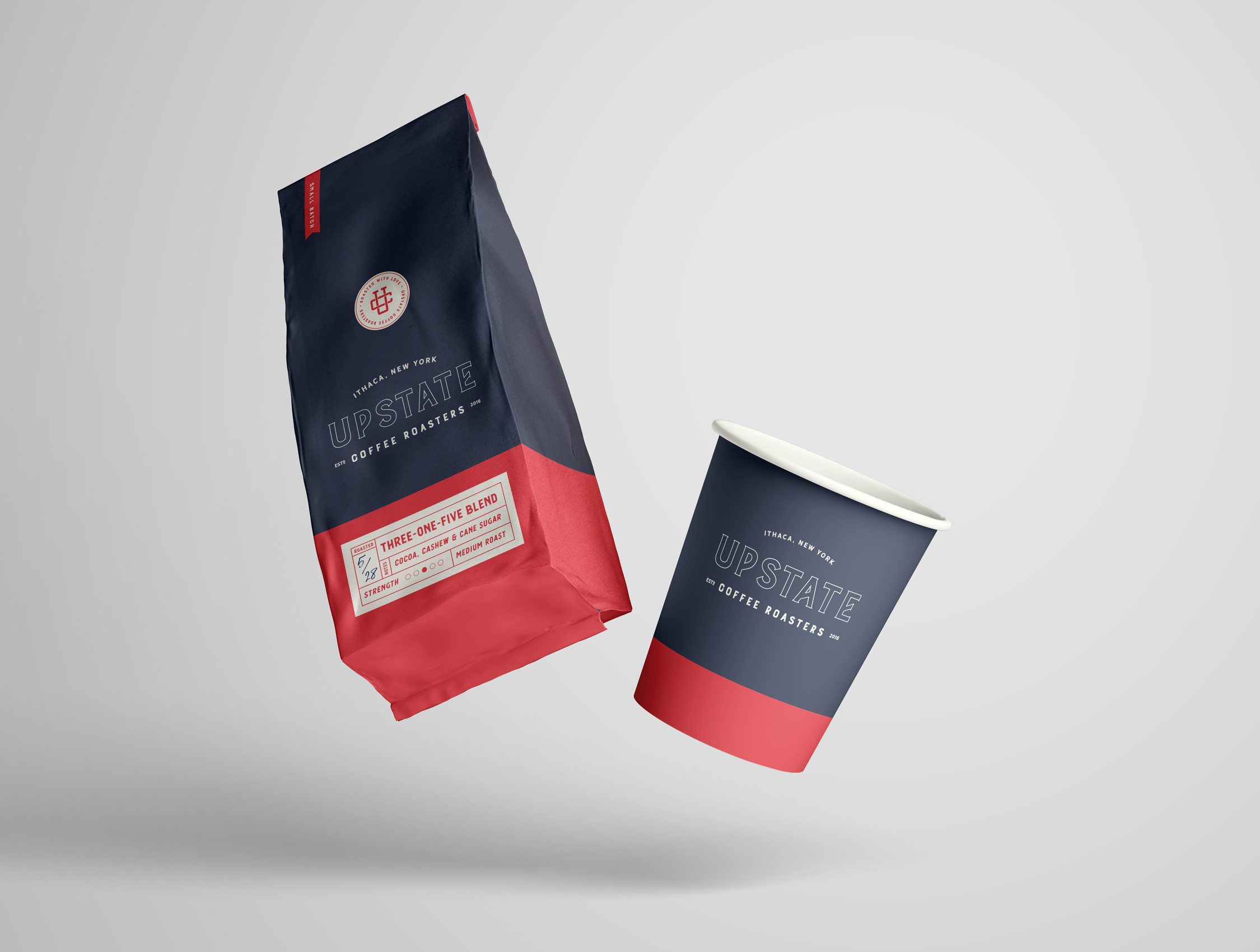 Upstate Coffee Roasters Packaging Design